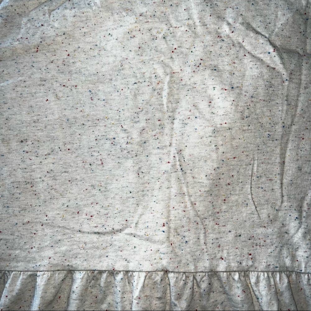 Loft | Confetti Heathered Tiered Long Sleeve Blouse - Picture 3 of 5
